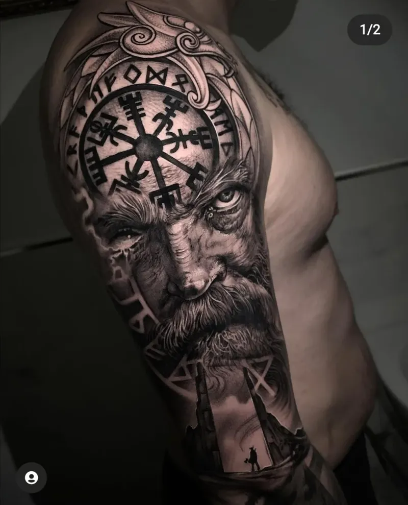 Tattoo de un Vikingo