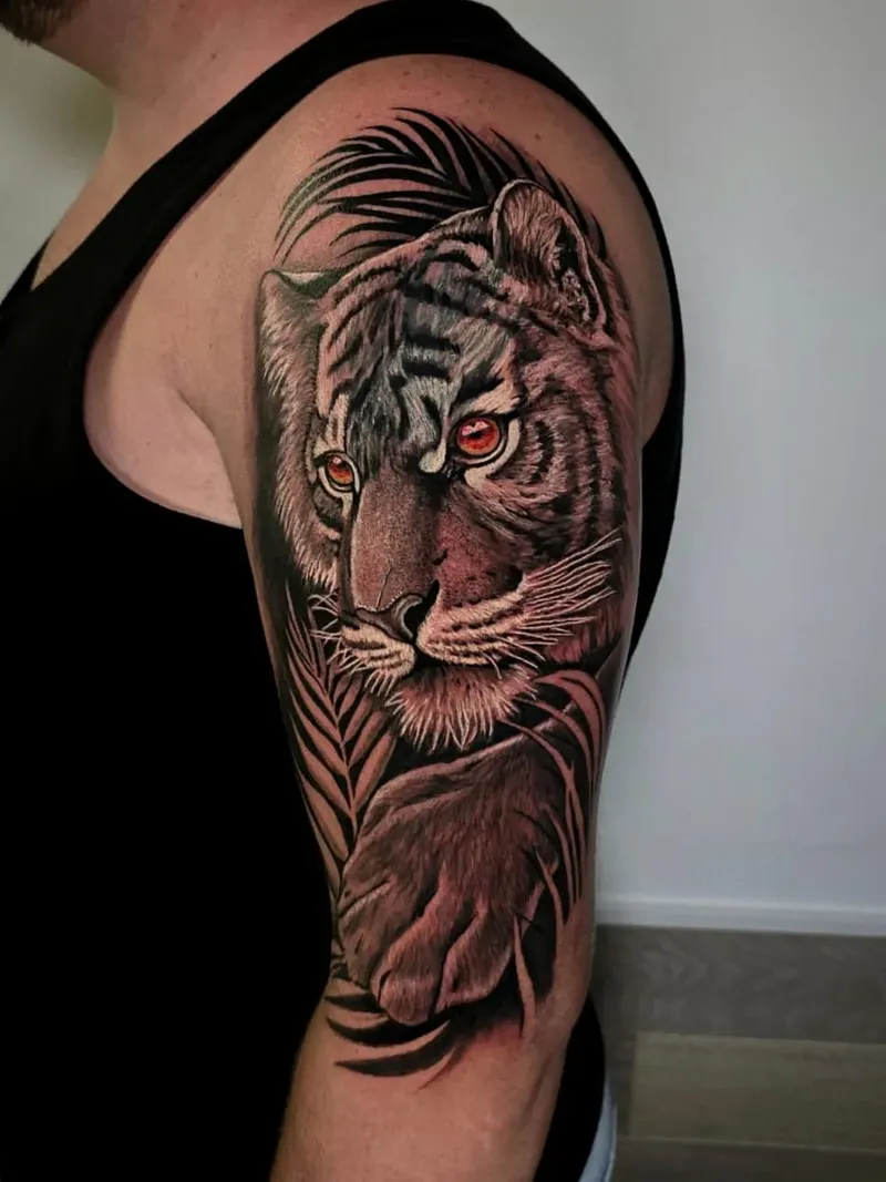 Tattoo El ojo del tigre