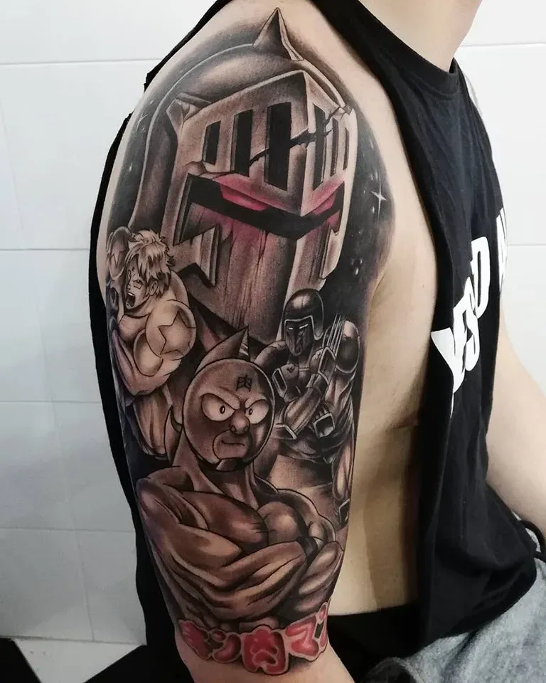Tattoo Caballero con los ojos llenos de sangre