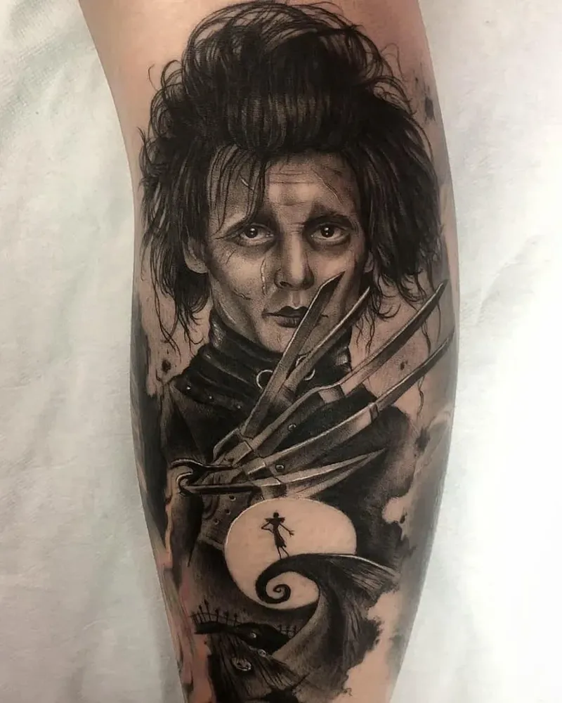 Tattoo Eduardo manos tijeras