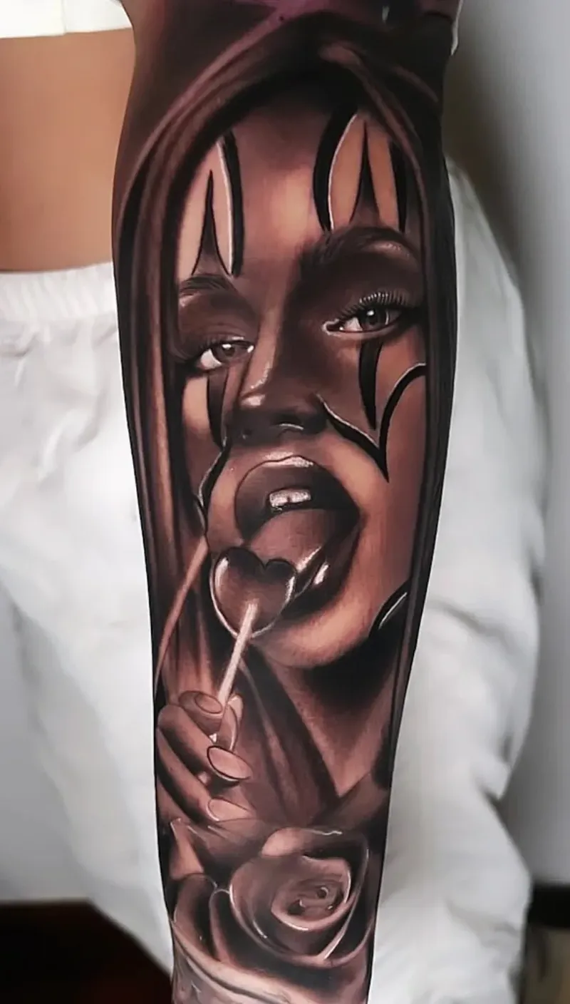 Tatto chicano realismo