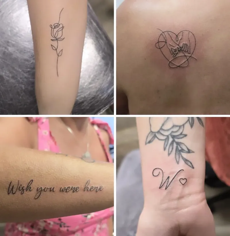 Tattoo linea fina