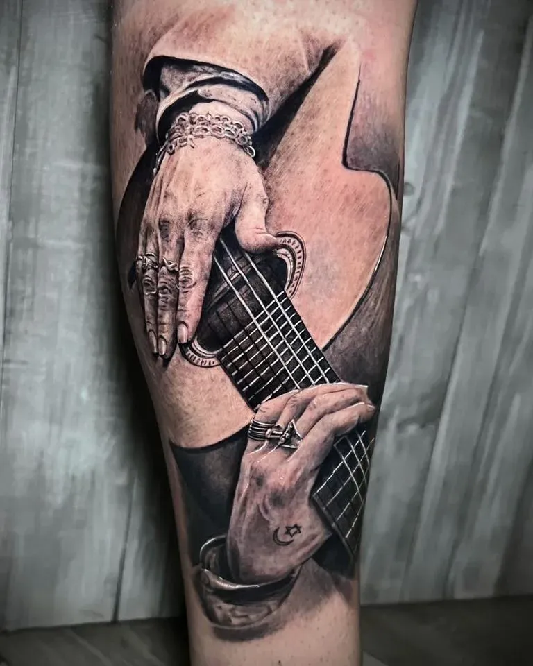 Tattoo Guitarra Camaron