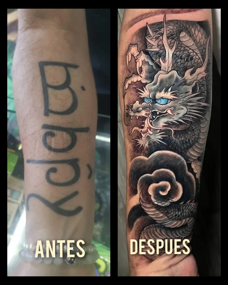 Tattoo Cover Dragon