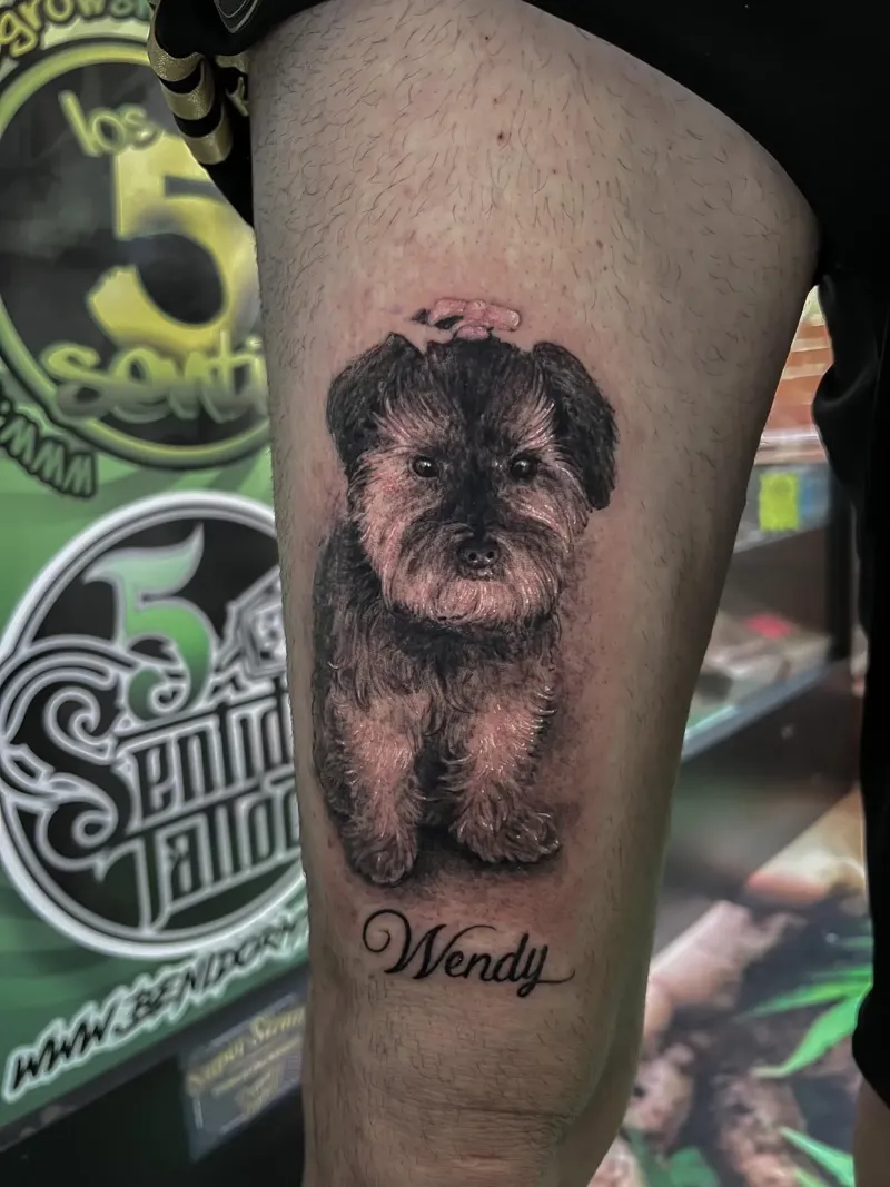 Tattoo Perrita Wendy