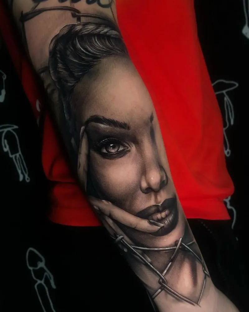 Tattoo Retrato Chica