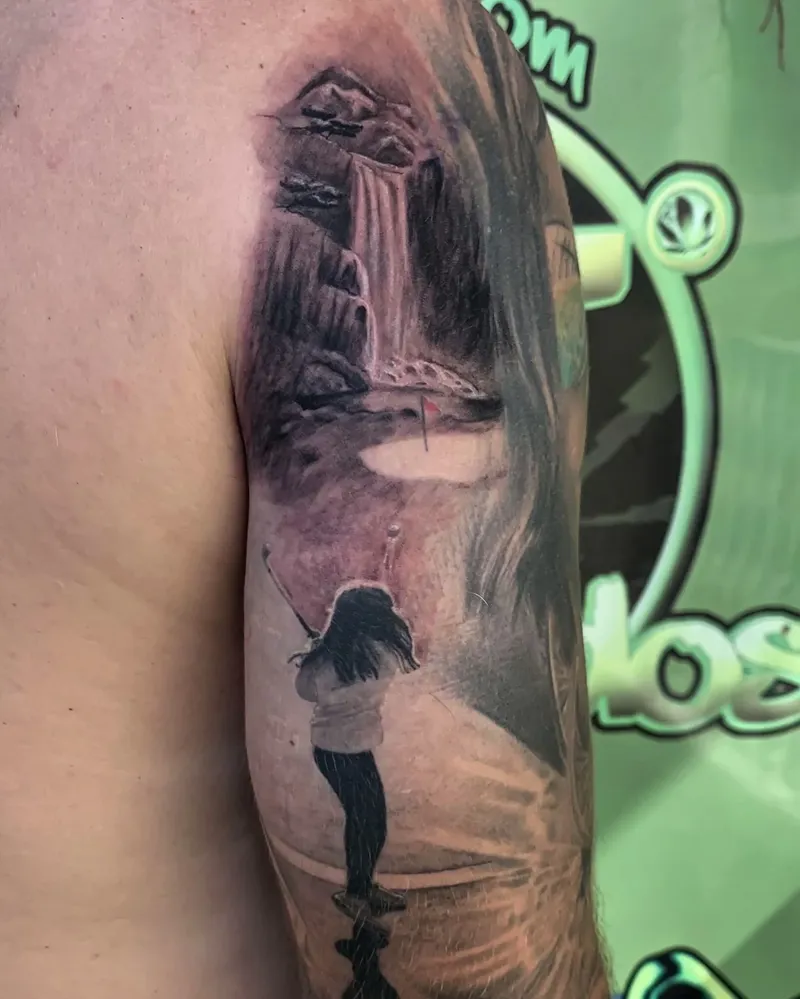Tattoo Niña Golf