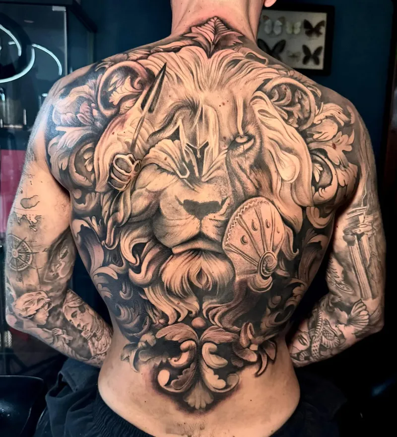 Tattoo Leon Espalda