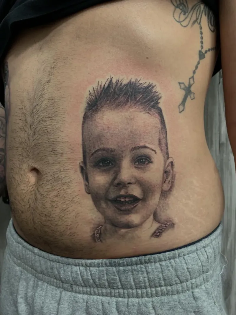Tattoo Retrato Niño