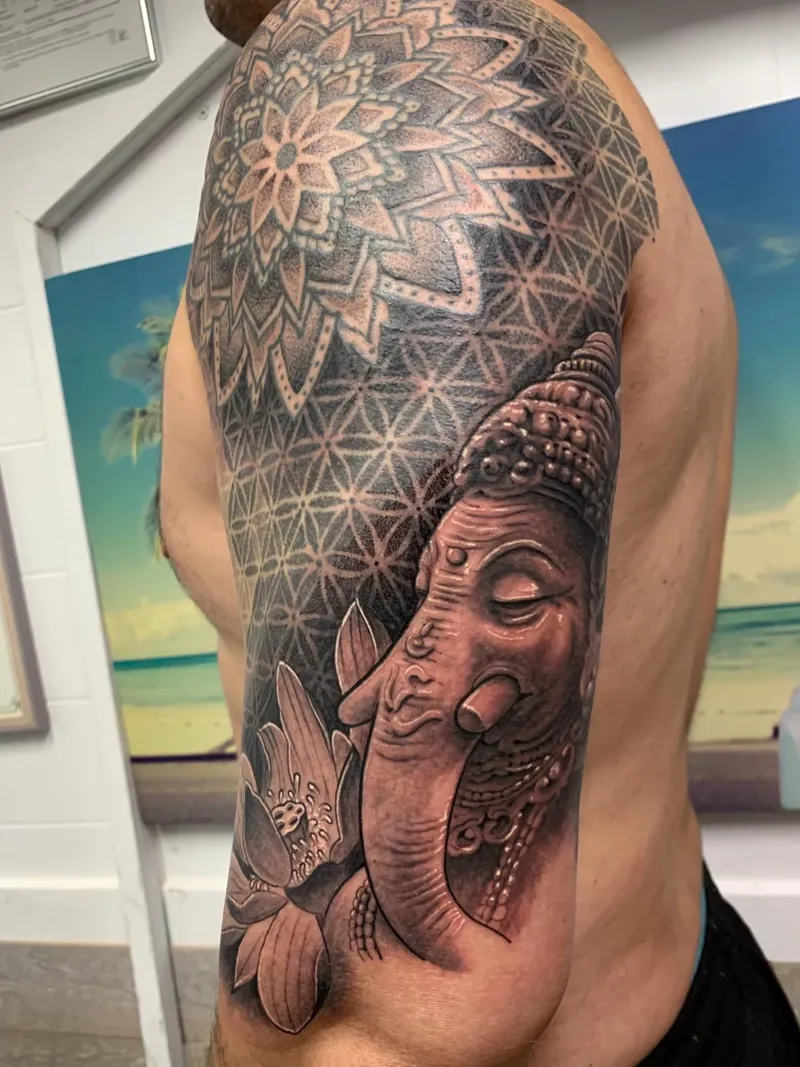 Tattoo Mandala Ganesa