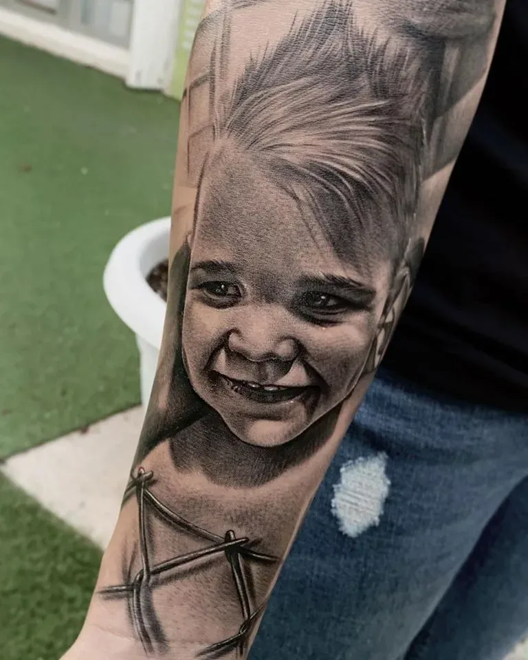 Tattoo Retrato Niño