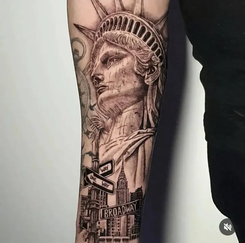 Tattoo Estatua de la libertad